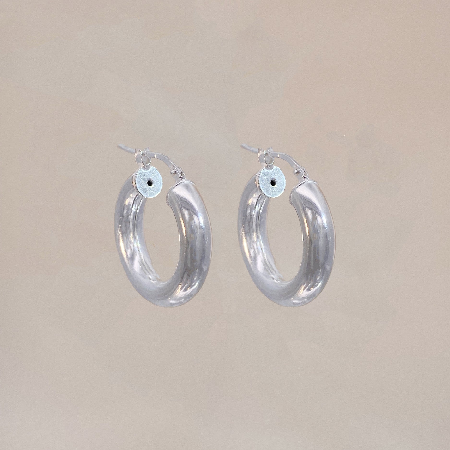 Bold Hoops Silver
