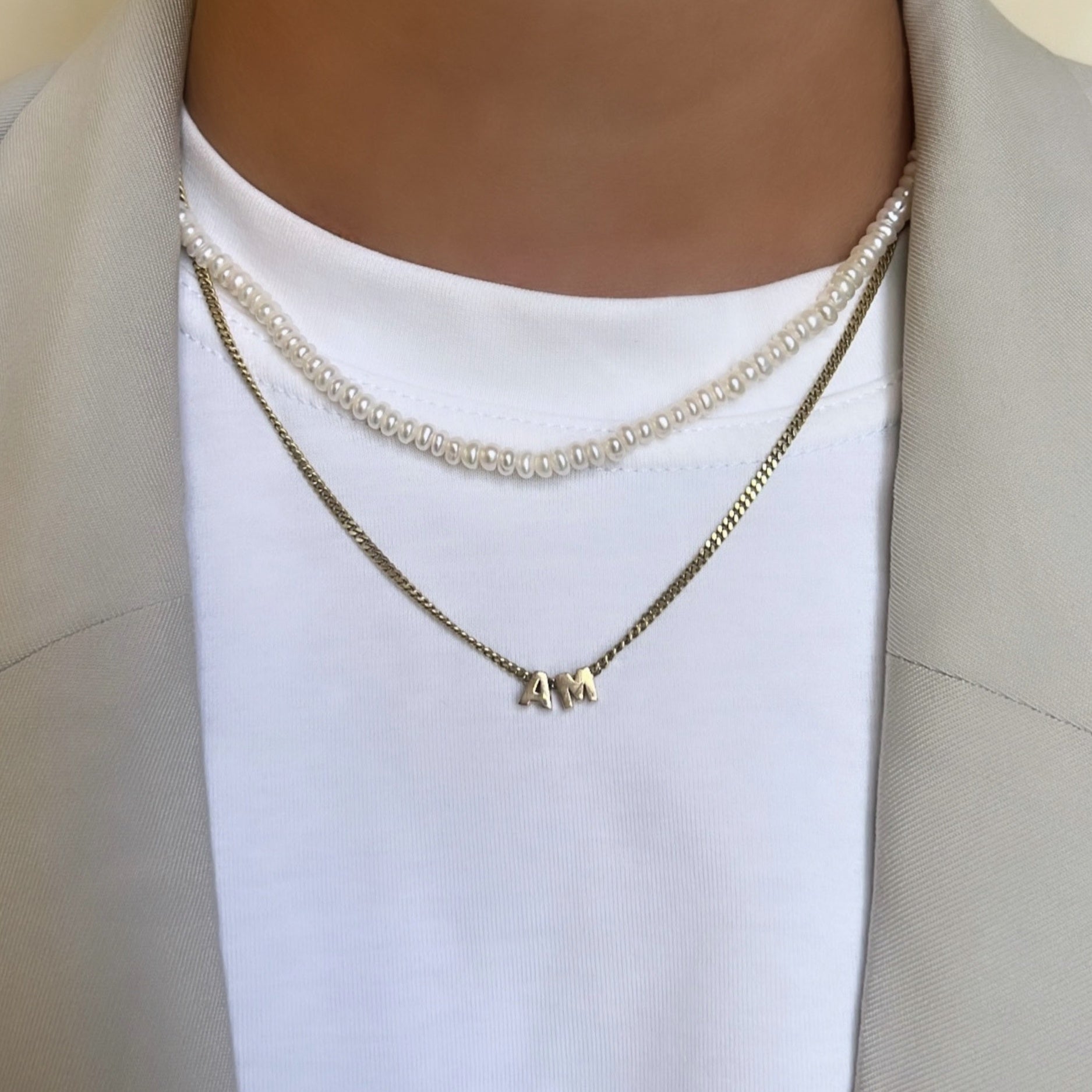 Bold Initial Necklace 