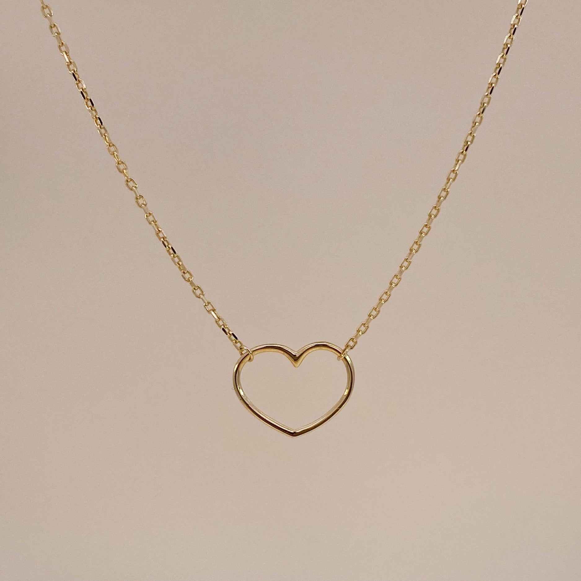 Gold Heart Necklace