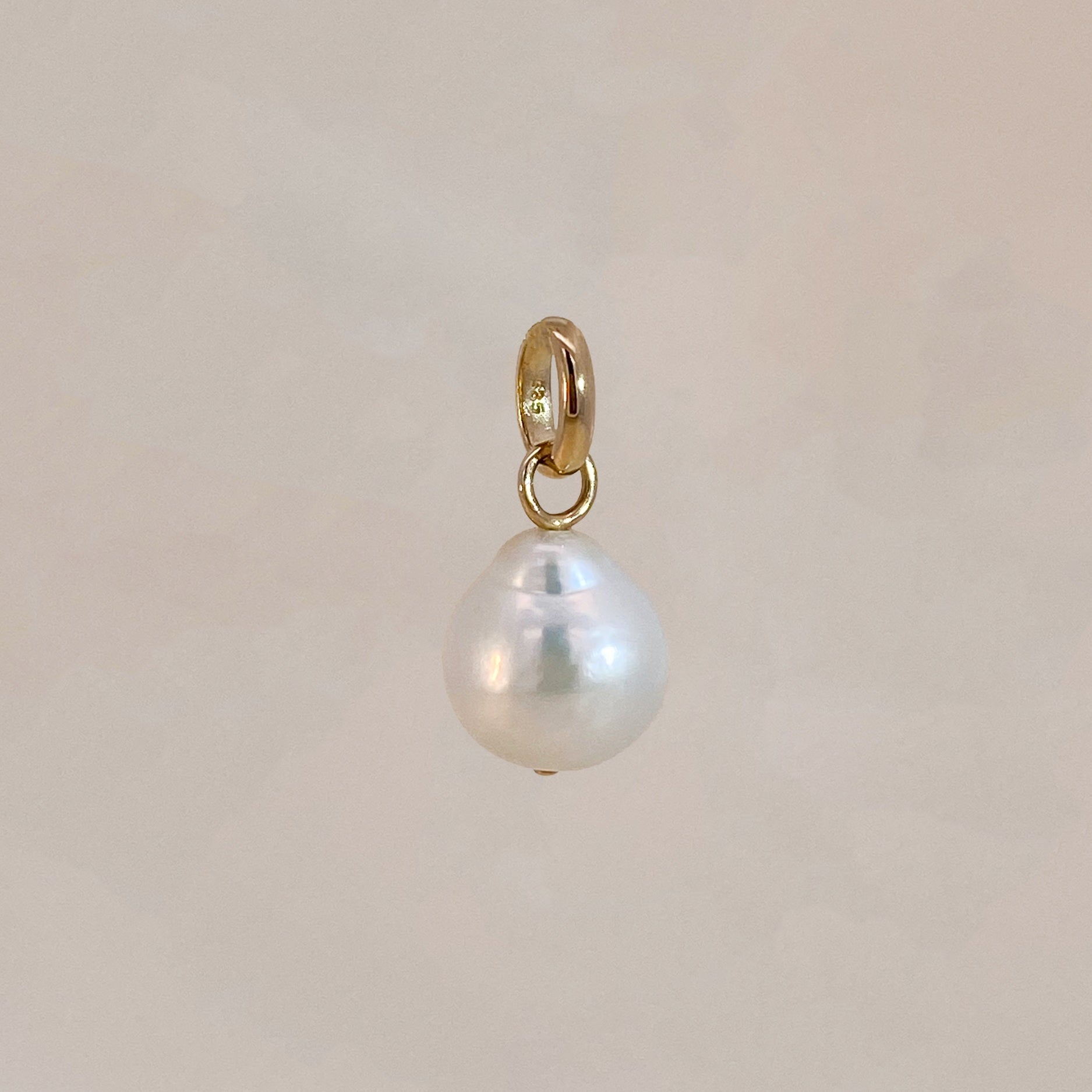 Mini Baroque Pearl Pendant
