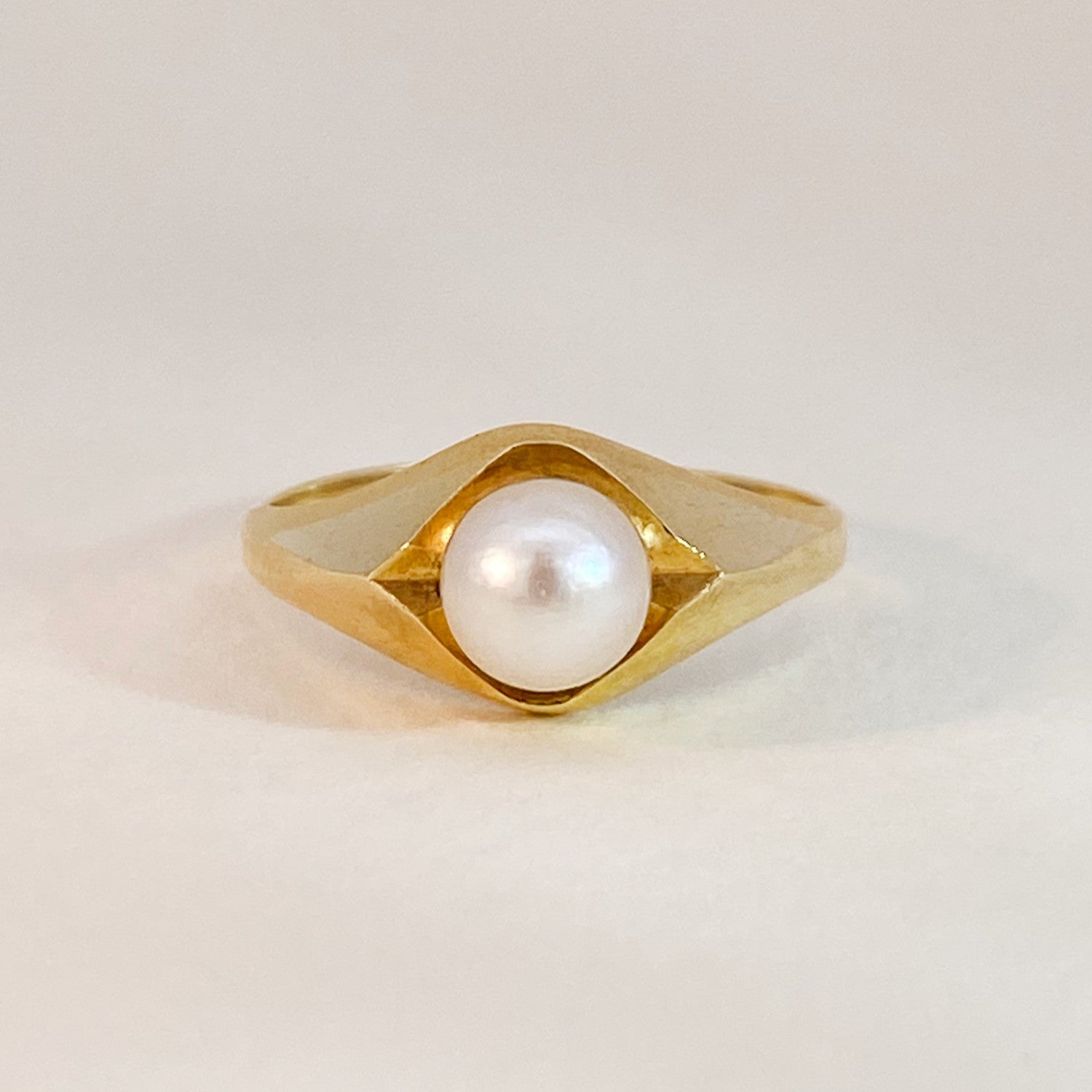 Parel ring vintage