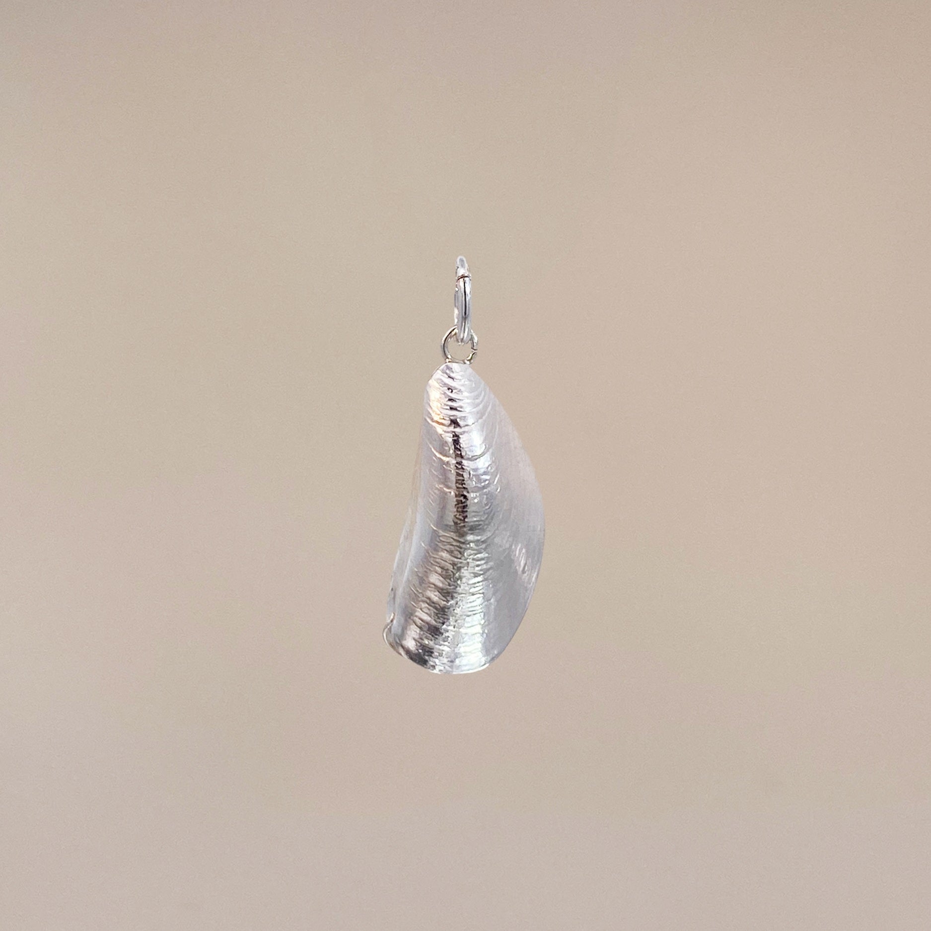 Silver Mussel Pendant