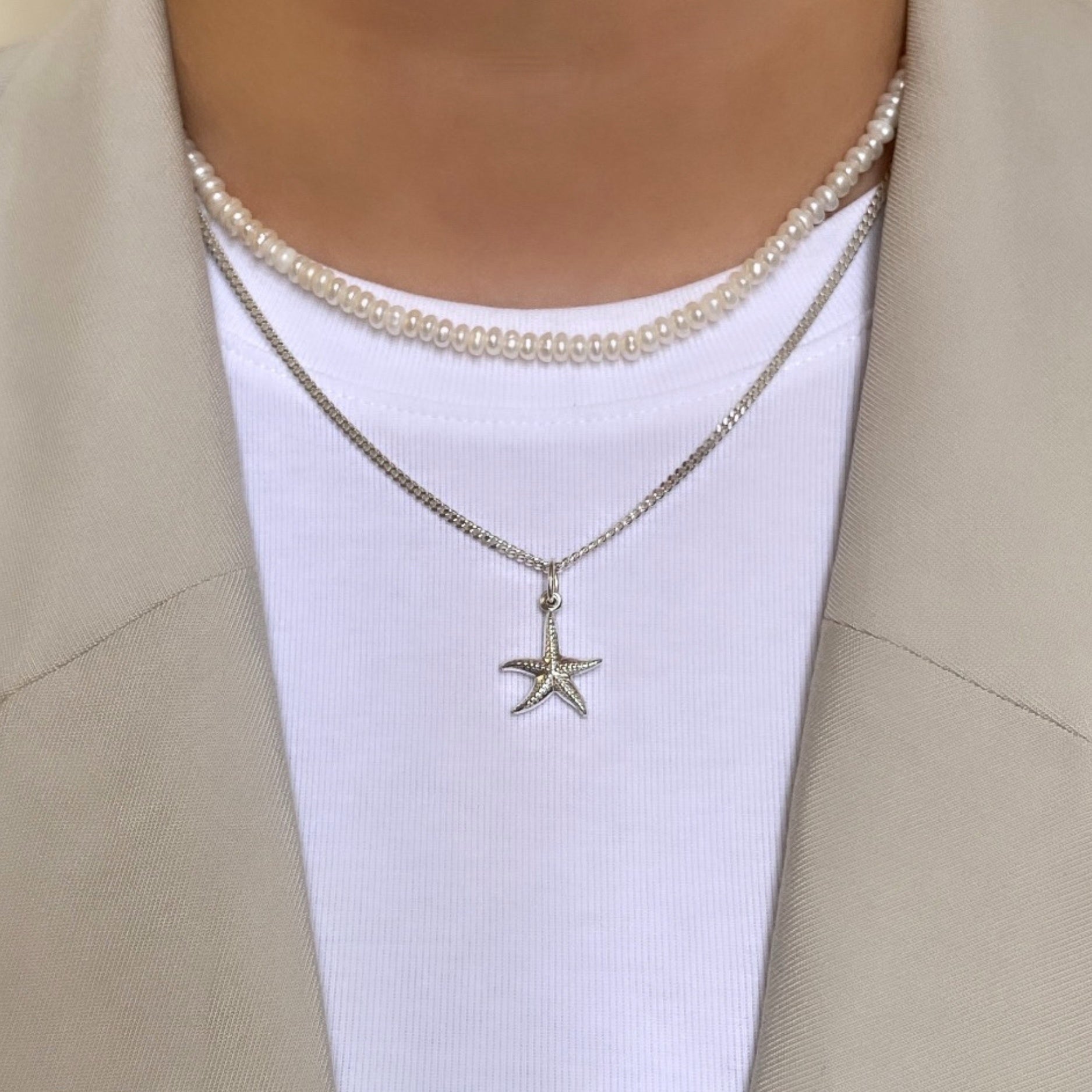Starfish Zilveren Pendant