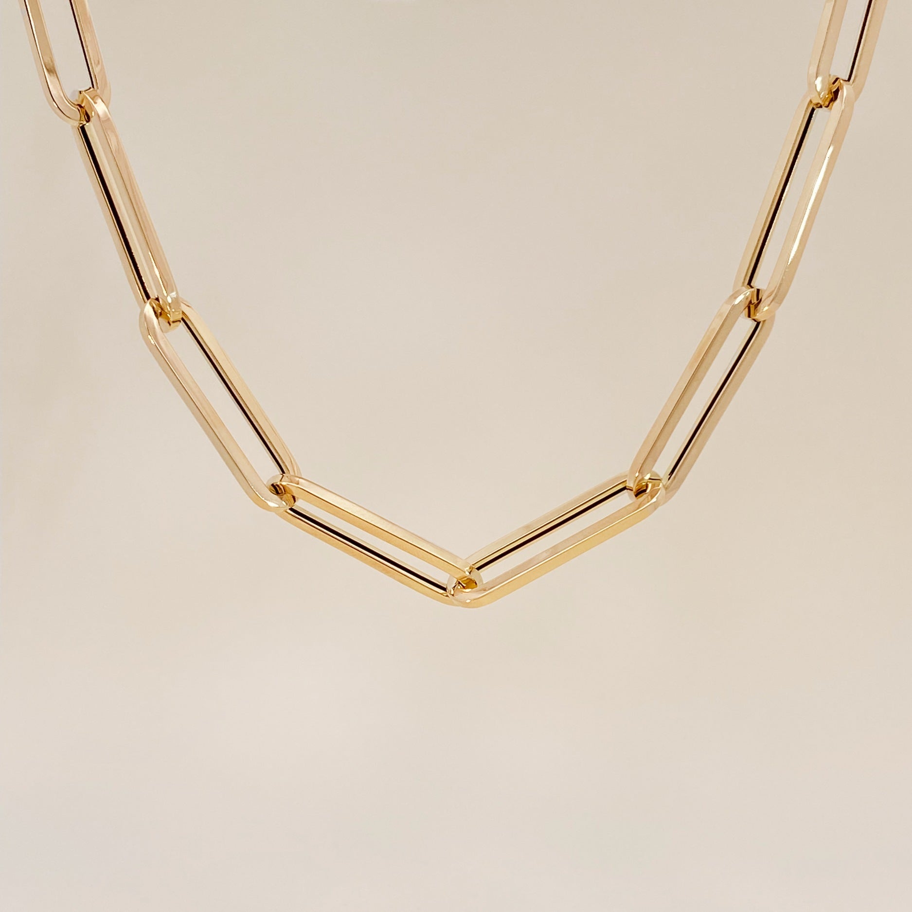 Statement Paperclip Necklace