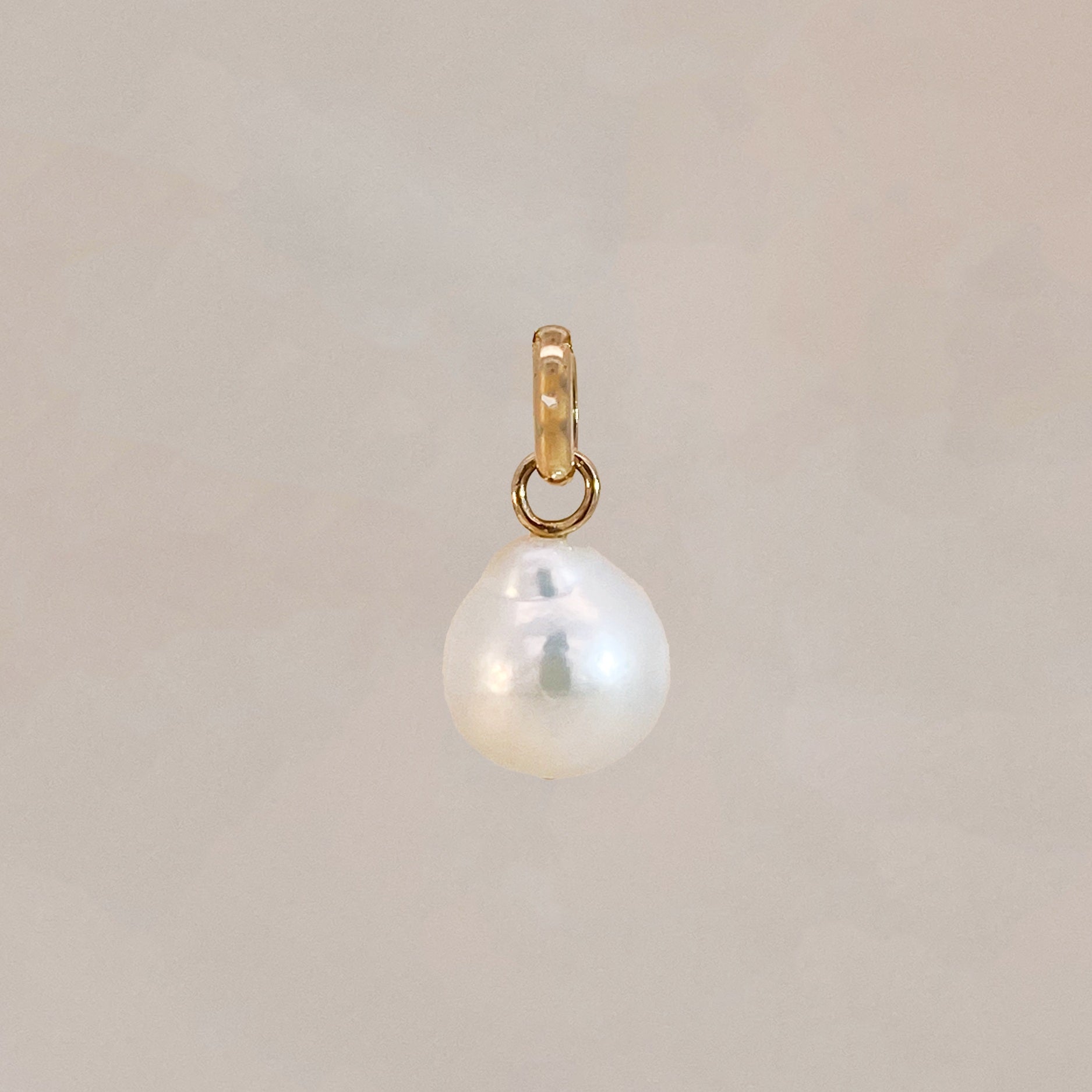 Tiny Baroque Pearl Pendant