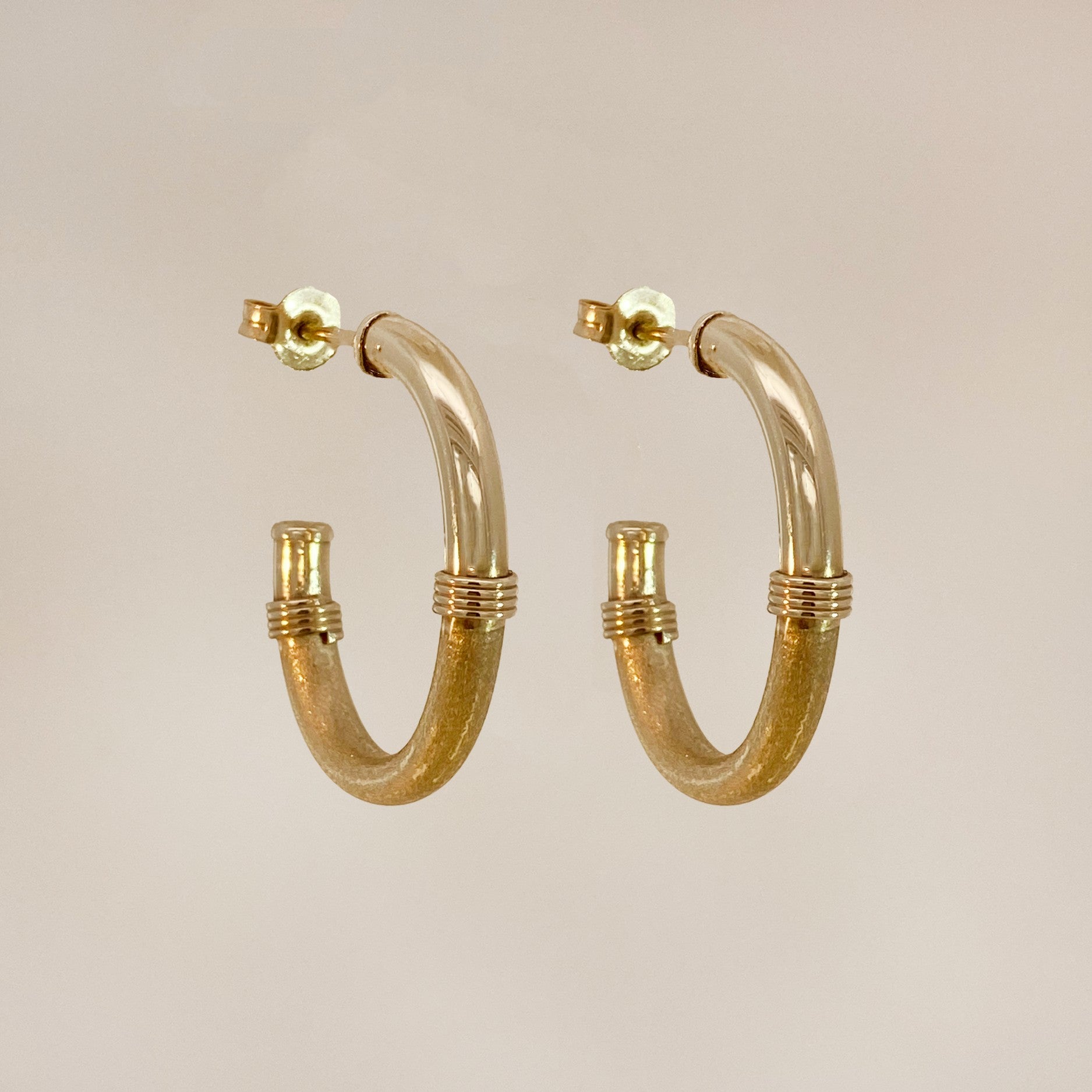 Vintage Gouden Hoops Details