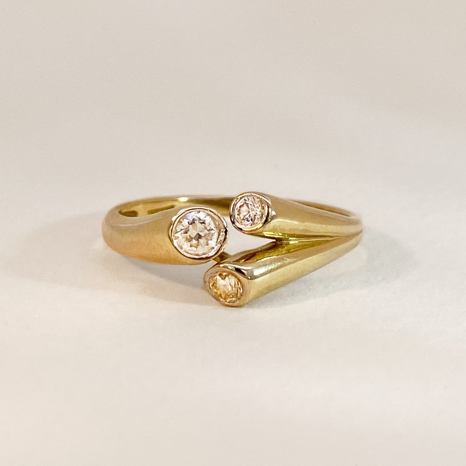 Vintage Trio Kristal Ring